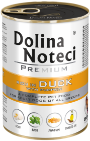 Dolina Noteci Premium Adult Kaczka z Dynią Mokra Karma dla psa op. 400g