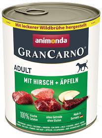 Animonda GranCarno Adult wołowina z jeleniem i jabłkiem Mokra Karma dla psa op. 800g