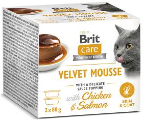 Brit Care Cat Velvet Mousse Chicken&Salmon Mokra Karma dla kota op. 2x80g