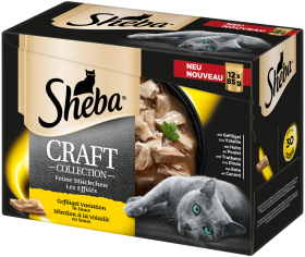 Sheba Craft Collection Adult Dania drobiowe w sosie Mokra karma dla kota op. 12x85g