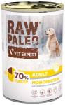 VetExpert Raw Paleo Pate Adult Indyk Mokra Karma dla psa op. 400g