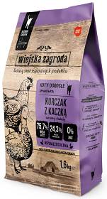 Wiejska Zagroda Kurczak z kaczką Sucha Karma dla kota op. 1.6kg