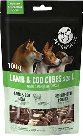 Pet Republic Przysmak Lamb&Cod Soft Cubes dla psa op. 100g