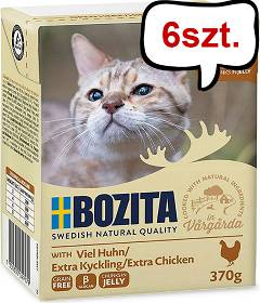 Bozita Adult Kurczak w galaretce Mokra Karma dla kota op. 370g Pakiet 6szt.