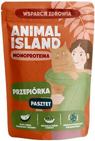 Animal Island Monoproteina Przepiórka Mokra Karma dla kota op. 100g