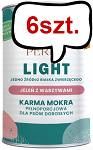 Perro Light Jeleń z warzywami Mokra Karma dla psa op. 400g Pakiet 6szt.