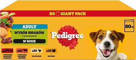 Pedigree Adult Wybór Smaków w sosie Mokra Karma dla psa op. 80x100g