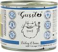 Gussto Fresh Turkey&Tuna Mokra Karma dla kota op. 200g