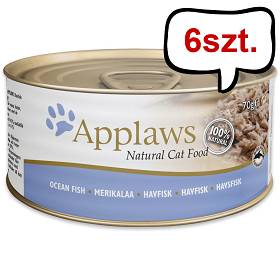 Applaws Natural Cat Food Ryby oceaniczne Mokra Karma dla kota op. 70g PUSZKA Pakiet 6szt.