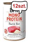 Brit Mono Protein Adult Beef&Rice Mokra Karma dla psa op. 400g Pakiet 12szt.