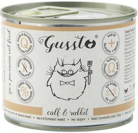 Gussto Fresh Calf&Rabbit Mokra Karma dla kota op. 200g