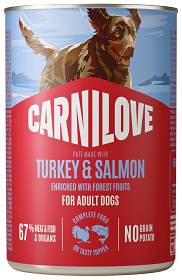 Carnilove Adult Turkey&Salmon Pate Mokra Karma dla psa op. 400g
