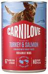 Carnilove Adult Turkey&Salmon Pate Mokra Karma dla psa op. 400g