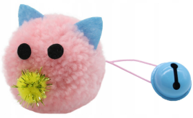 Bubu Pets Pluszowa mysz z dzwoneczkiem dla kota rozm. 5cm nr kat. PT0109