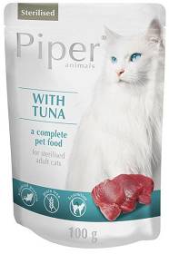 Piper Animals Sterilised Tuńczyk Mokra Karma dla kota op. 100g