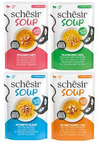 Schesir Soup Pakiet degustacyjny Mokra Karma dla kota op. 12x40g