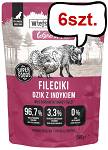 Wiejska Zagroda Adult Leśne Smaki Fileciki Dzik z indykiem Mokra Karma dla psa op. 280g Pakiet 6szt.