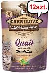 Carnilove Adult Quail&Dandelion Mokra Karma dla kota op. 85g Pakiet 12szt.