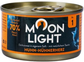 Moonlight Dinner nr 1 Kurcza i serca kurczaka Mokra Karma dla kota op. 80g