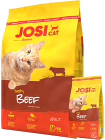 Josera Josicat Adult Tasty Beef Sucha Karma dla kota op. 10kg + Josicat Sucha Karma 1.9kg GRATIS