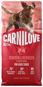 Carnilove Active Adult Venison&Reindeer Sucha Karma dla psa op. 12kg
