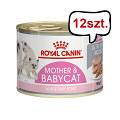 Royal Canin Mother&Babycat Ultra Soft Mousse Mokra Karma dla kociąt op. 195g Pakiet 12szt.