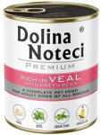 Dolina Noteci Premium Adult Cielęcina z Groszkiem Mokra Karma dla psa op. 800g