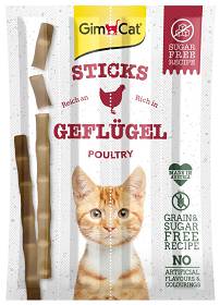GimCat Sticks z drobiem (Geflugel) dla kota op. 20g [Data ważności: 15.06.2024] WYPRZEDAŻ
