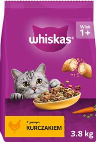 Whiskas Adult z Kurczakiem Sucha Karma dla kota op. 3.8kg
