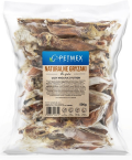 Petmex Uszy suszone królika naturalne z futrem op. 500g