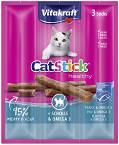 Vitakraft Kabanosy Cat Stick Mini flądra z omega-3 dla kota op. 3szt.