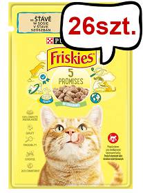 Friskies Adult Łosoś w sosie Mokra Karma dla kota op. 85g Pakiet 26szt.