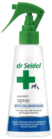 Dr Seidel Preparat na skórę Spray z chlorheksydyną dla psa i kota poj. 100ml