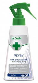 Dr Seidel Preparat na skórę Spray z chlorheksydyną dla psa i kota poj. 100ml