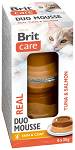 Brit Care Cat Duo Mousse Real Tuna&Salmon Mokra Karma dla kota op. 6x25g