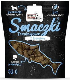 Syta Micha Smaczki treningowe z Łososiem dla psa op. 50g