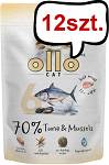 Ollo Cat Nr 6 Tuna&Mussels Mokra Karma dla kota op. 85g Pakiet 12szt.
