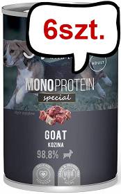 Nekko Monoprotein Special Adult Kozina Mokra Karma dla psa op. 400g Pakiet 6szt.