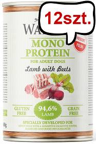 Wataha Mono Adult Lamb&Beets Mokra Karma dla psa op. 400g Pakiet 12szt.