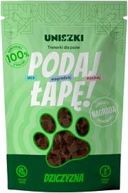 Uniszki Trenerki Podaj łapę! Dziczyzna Przysmaki dla psa op. 90g