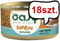 Oasy Caprice Adult Musse with Tuna Mokra Karma dla kota op. 85g Pakiet 18szt.
