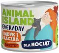 Animal Island Everyday Kitten Indyk i kaczka Mokra Karma dla kociąt op. 185g