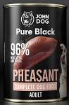John Dog Pure Black Adult Pheasant Mokra Karma dla psa op. 400g