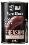 John Dog Pure Black Adult Pheasant Mokra Karma dla psa op. 400g