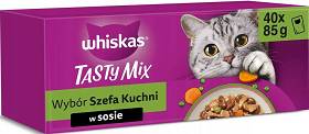 Whiskas Wybówr Szefa Kuchni w sosie Mokra Karma dla kota op. 40x85g