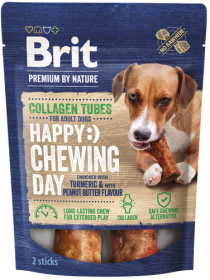 Brit Premium Happy Chewing Day Collagen Tubes Przysmak dla psa op. 2szt.