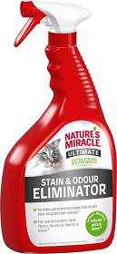 Nature's Miracle Płyn usuwający plamy i zapachy Ultimate Stain&Odour Eliminator Cat dla kota poj. 946ml
