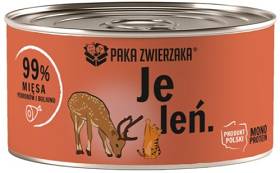 Paka Zwierzaka Jeleń Mokra karma dla kota op. 200g