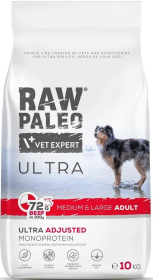 VetExpert Raw Paleo Ultra Adult Medium/Large Wołowina Sucha Karma dla psa op. 10kg