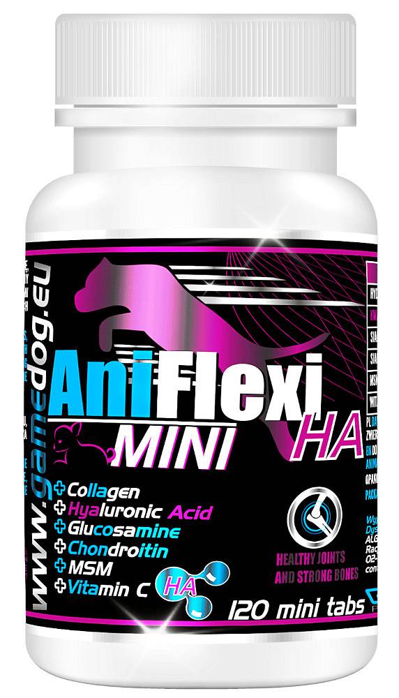Game Dog Preparat na stawy AniFlexi HA Mini dla psa op. 120 tabletek